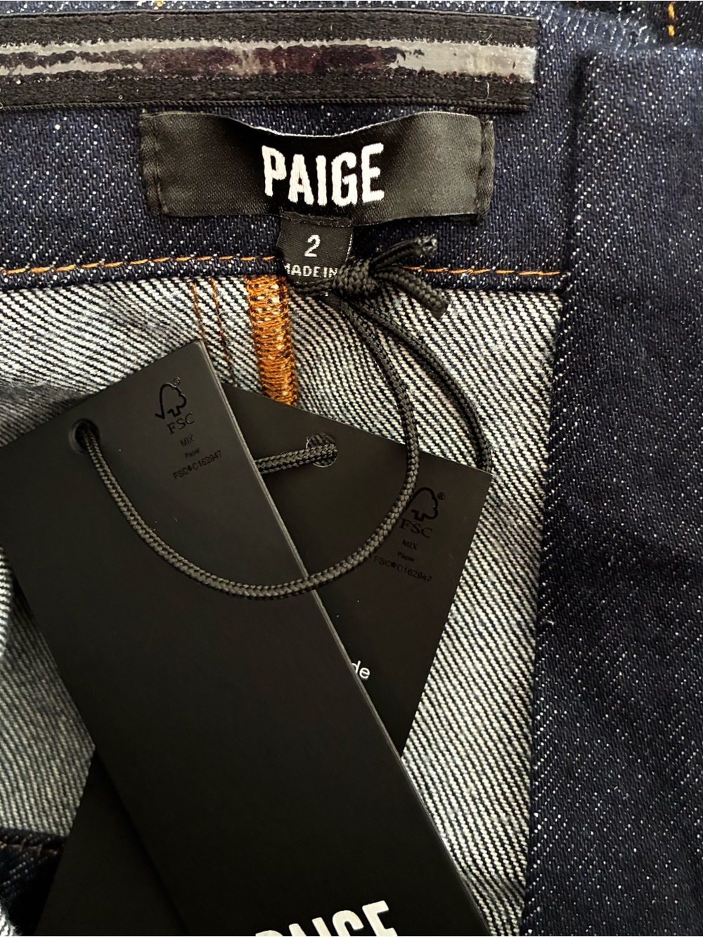 PAIGE Francesca Jumpsuit in Saville Blue Denim Wide Leg Utility One Piece NWT - Picture 12 of 12